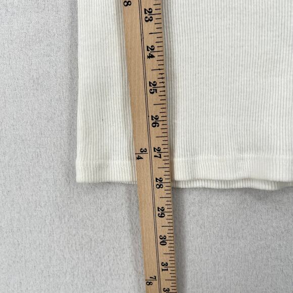 FREE PEOPLE X TRICIA FIX Reworked T-shirt S Orange Purple White Short Sleeve Rib - Picture 13 of 13